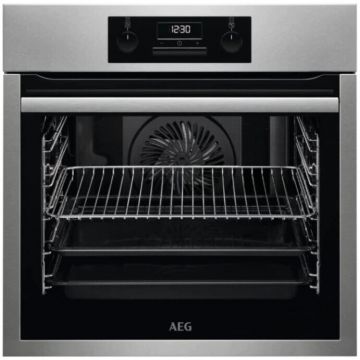 AEG Cuptor incorporabil AEG BES331110M, Electric, 71 l, SurroundCook, Display, Clasa A, Inox