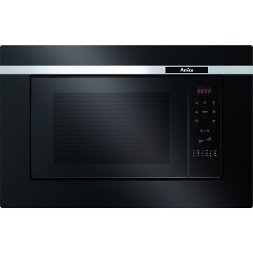 Cuptor cu microunde incorporabil Amica AMG20BF, 20 l, 700 W, Negru