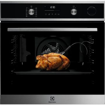 Cuptor incorporabil cu abur SteamCrisp WiFi Electrolux EOC6P77WX, 72 l, Multifunctional, Clasa A+, Argintiu