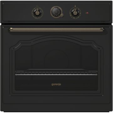 Cuptor incorporabil Gorenje BO73CLB, Electric, Multifunctional, Grill, Clasa A, Negru