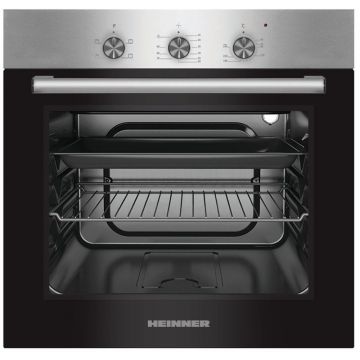 Cuptor incorporabil Heinner HBO-S624LTG-IX, Electric, 62 l, Grill, Clasa A