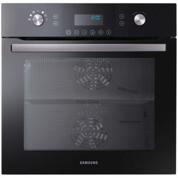 Cuptor incorporabil Samsung NV70F3784LB, Electric, 6 Functii,  65 l, Grill, Clasa A, Negru