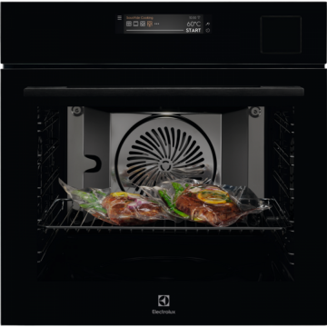 Electrolux Cuptor incorporabil Electrolux EOA9S31WZ, Electric, 70 l, Multifunctional, SteamPro, WIFI, Touch control, Grill, Negru