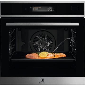 Electrolux Cuptor incorporabil Electrolux EOB9S31WX, Electric, SenseCook, Conectivitate WiFi, Display TFT, Control touch, 70 l, Clasa A++, Negru