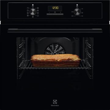 Electrolux Cuptor incorporabil Electrolux EOF3H50BK, Electric, 65 l, 9 programe, Convectie, SourroundCook, Grill, Clasa A, Negru