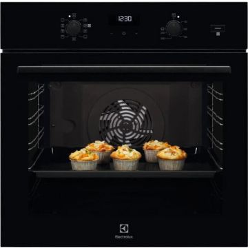 Electrolux Cuptor incorporabil Electrolux SteamBake EOD5C50Z, 72 l,9 Functii automate, Autocuratare Catalitica A, Negru