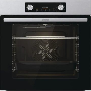 Gorenje Cuptor Incorporabil GORENJE BO6735E02X, Electric, Autocuratare Hidrolitica, 77 l, Clasa A, Inox-Negru