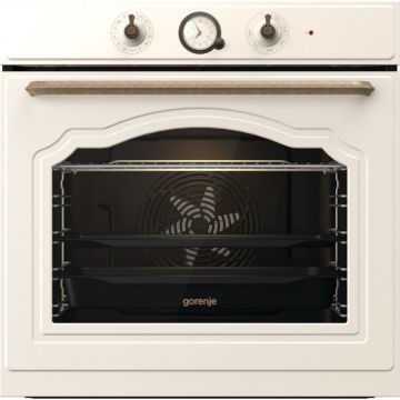 Gorenje Cuptor incorporabil Gorenje BOS67371CLI, electric, autocuratare hidrolitica, 77 l, clasa A, Bej