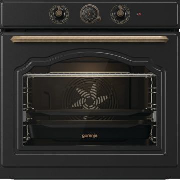 Gorenje Cuptor incorporabil Gorenje BOS67372CLB, 77 L, 12 functii, Negru