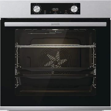 Gorenje Cuptor Incorporabil GORENJE BOS6737E13X, Electric, Autocuratare Hidrolitica, 77 l, Clasa A, Inox-Negru