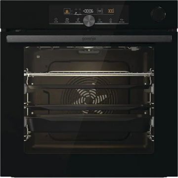 Gorenje Cuptor Incorporabil GORENJE BPSA6747A08BG, Electric, Autocuratare Pirolitica, 77 l, Clasa A+, Negru