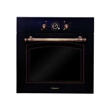 hansa Cuptor incorporabil Hansa Retro, programator, 8 functii, grill, ventilator, rotisor, 62 L, negru