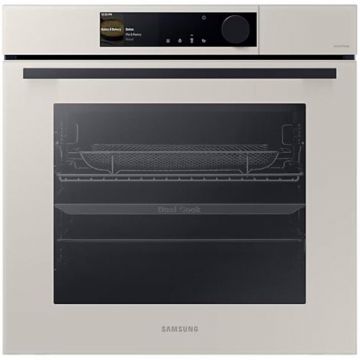 Samsung Cuptor incorporabil BeSpoke Samsung NV7B6665IAA/U2, Electric, 76 l, Autocuratare catalitica, Grill, Dual Cook, Wi-Fi, Air Fry, Bej