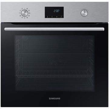 Samsung Cuptor incorporabil Samsung NV68A1170BS/OL, Electric, 68 l, Autocuratare pirolitica, True convection, Clasa A, Negru/Inox