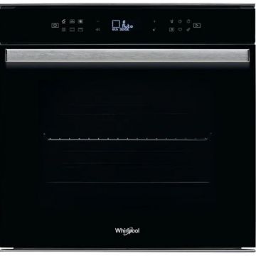 Whirlpool Cuptor incorporabil electric WHIRLPOOL W6 OM4 4S1 H BL, Autocuratare Hidrolitica, 73 l, Negru