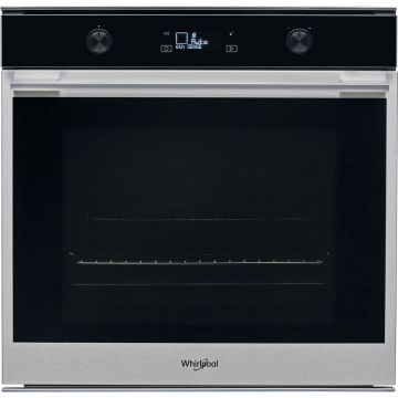 Whirlpool Cuptor incorporabil Whirlpool W7 OM5 4S P, 73l, A+, Maxi Cook, Turbo Grill, Autocuratare pirolitica, Negru/Inox