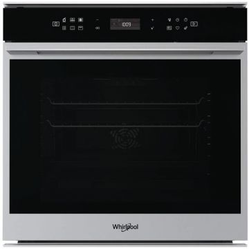 Whirlpool Cuptor incorporabil Whirlpool W7OM44S1P, Electric, Multifunctional, Gratar, Timer, Display, Tehnologia 6th Sense, Curatare pirolitica, 73 l, Clasa energetica A+, Inox