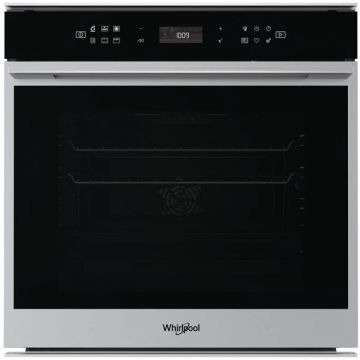Whirlpool Cuptor incorporabil Whirlpool W7OM44S1P, Electric, Multifunctional, Grill, Timer, Display, Tehnologia 6th Sense, Autocuratare pirolitica, 73 l, Clasa A+, Inox