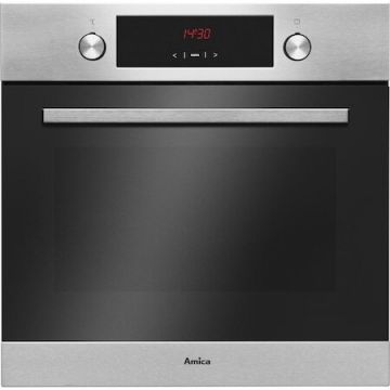 AMICA Cuptor incorporabil Amica EB7541H FINE, Afisaj LCD, 65 l, Clasa A, Inox-Negru