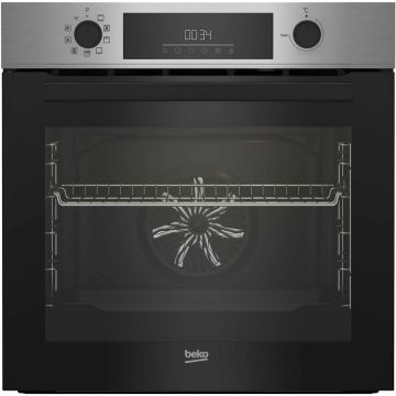 Beko Cuptor incorporabil Beko BBIM11300XMP , Electric, 72 l, Multifunctional, Autocuratare pirolitica, RecycledNet™, AEROperfect™, SteamShine® Cleaning, 7 functii, Grill, Clasa A+, Inox