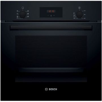 BOSCH Cuptor incorporabil Bosch HBF133BA1, Electric, 66 l, Autocuratare EcoClean Direct, Convectie 3D, Clasa A, Negru