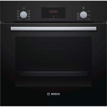 BOSCH Cuptor incorporabil Bosch HBF153BB0, Clasa A, Capacitate 66 l, Electric, 5 functii, Grill, Timer, EcoClean, Negru