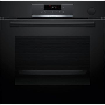 BOSCH Cuptor incorporabil Bosch HRG532EB3, 71 L, Electric, Multifunctional, Grill, 8 functii, Touch control, Autocuratare EcoClean Direct, Functie aburi, Air Fry, 3D Plus, Negru