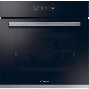 CANDY Cuptor electric incorporabil Candy FCT858 XRWF, 70 l, Autocuratare catalitica, WiFi/ hOn app, Soft close, Display full touch control, Clasa A+, Negru