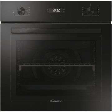 CANDY Cuptor incorporabil Candy FCM896NRL, Electric, 70 l, Autocuratare Pirolitica & Aquactiva, Seam, Grill, Clasa A, Negru