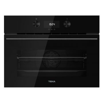 Cuptor compact incorporabil Teka HLC 8440 C FBK combi-microunde  40 litri  11 functii  HydroClean  full black