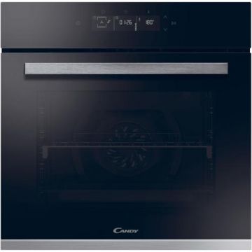 Cuptor electric incorporabil Candy FCT858 XRWF, 70 l, Autocuratare catalitica, WiFi/ hOn app, Soft close, Display full touch control, Clasa A+ (Negru)