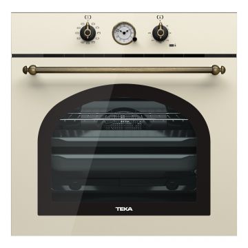 Cuptor electric incorporabil Teka HRB 6300 VN  70 litri  multifunctional 9 functii  HydroClean  Vanilla Rustic