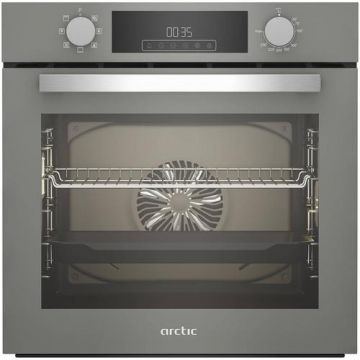 Cuptor incorporabil Arctic ARVIE1430MGM, Electric, 71 l, Autocuratarea catalitica, AeroCooking, Control touch, Clasa A (Gri)