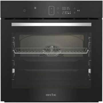 Cuptor incorporabil Arctic ARVIM144BMS, 3.3 kW, Electric, 71 l, Autocuratare catalitica, AeroCooking, Control touch, Gatire 3D, Rafturi telescopice, Clasa A+ (Negru)