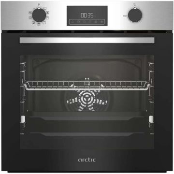 Cuptor incorporabil Arctic ARVIM1830XMP, Electric, 71 l, Autocuratare pirolitica, Clasa A+, Inox