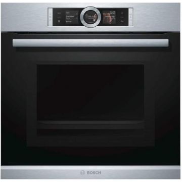 Cuptor incorporabil BOSCH HMG636BS1, Electric, Control Touch TFT, 67 l, Grill, Functie microunde, EcoClean (Negru/Inox)