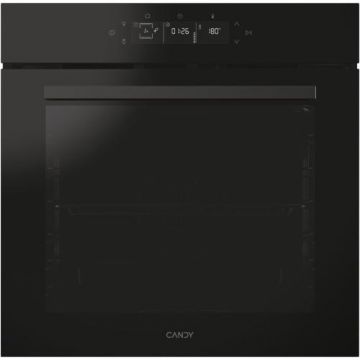 Cuptor incorporabil Candy CA6 N5G3YTB, Electric, 78 l, Autocuratare pirolitica, Gril, Electronic control, Clasa A++ (Negru)