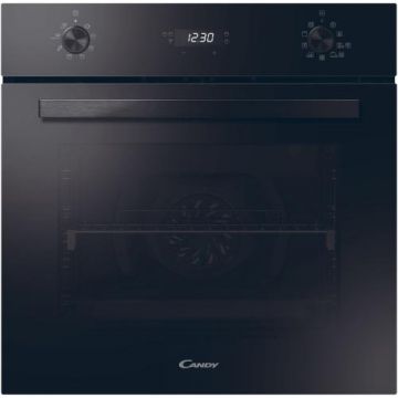 Cuptor incorporabil Candy FMBC P996S E0, Electric, 70 l, Autocuratare pirolitica, Steam, Conectivitate WiFi/ hOn app, Display touch control, Soft close, Clasa A (Negru)