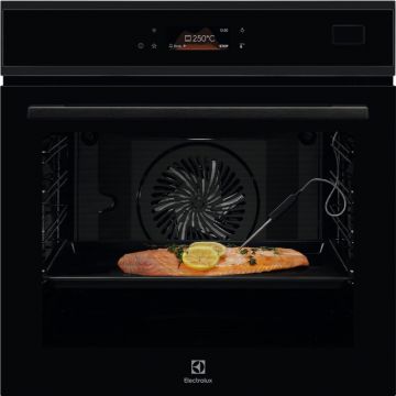 Cuptor incorporabil Electrolux EOB8S39H, Electric, 70 L, Grill, Autocuratare abur, SteamBoost, Clasa A++, Negru