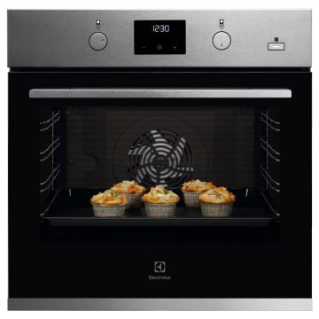 Cuptor incorporabil Electrolux KODGC70TX, Electric, 72 L, 9 functii, SteamBake, Conectivitate WiFi, Clasa A, Inox/Negru