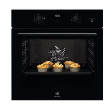 Cuptor incorporabil Electrolux SteamBake EOD5C50Z, 72 l, 9 Functii automate, Clasa A, Autocuratare catalitica (Negru)