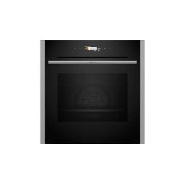 Cuptor incorporabil NEFF B24CR71N0, Electric, 71 l, Clasa A+, 14 functii, Grill, Gatire cu abur, Autocuratarare Pirolitica + Hidrolitica (Negru)