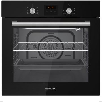 Cuptor incorporabil Nobeltek NBIO-627BK-1, Electric, 60 l, 7 functii, Timer digital, Ventilator de racire (Negru)