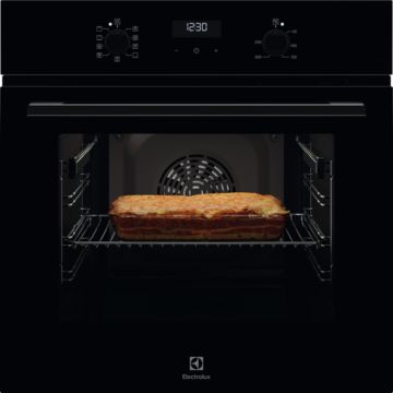 Cuptor incorporabil Electrolux SurroundCook EOF5C50BZ, Gatire multilevel, Grill, Even Cooking, Autocuratare, 65 l, Clasa A, Negru