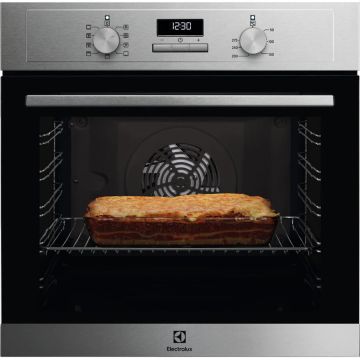 Electrolux Cuptor incorporabil Electrolux EOF3C00X, Electric, 72 l, Autocuratare catalitica, Grill, MultiLevel Cooking, Even Cooking, Clasa A, Inox