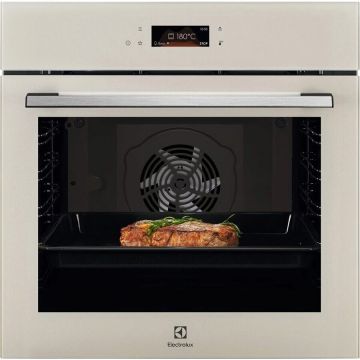 Electrolux Cuptor incorporabil Electrolux LOE8F38S, Electric,Autocuratare catalitica, Control touch, 99 de programe predefinite, Inchidere amortizata a usii, volum net 72 L, Clasa A+, Culoare Sampanie