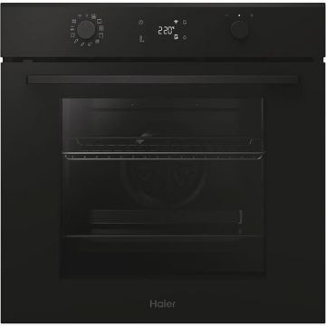 HAIER Cuptor incorporabil HAIER H6 ID23B3HTB, 78 l, 12 functii, Clasa A++, Grill, Wi-Fi + hOn, Negru