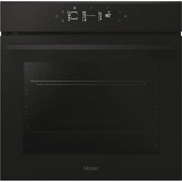 HAIER Cuptor Incorporabil HAIER H6 ID46G3YTB, Electric, Autocuratare Pirolitica si Hidrolitica, 78 l, Clasa A++, Wi-Fi, Negru