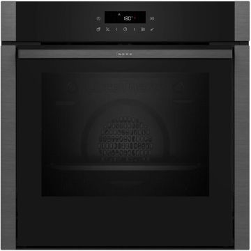 NEFF Cuptor electric incorporabil Neff B5ACJ7HG3 N50, 71 l, 7 moduri de incalzire, sistem CircoTherm, Air Fry, controlul tactil LED, Negru-Grafit