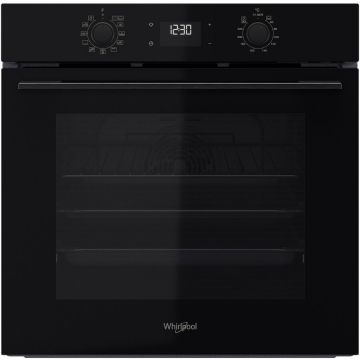 Whirlpool Cuptor incorporabil Whirlpool OMK58HU1B, Electric, Multifunctional, 71 l, Autocuratare hidrolitica, Display, Clasa A+, Negru